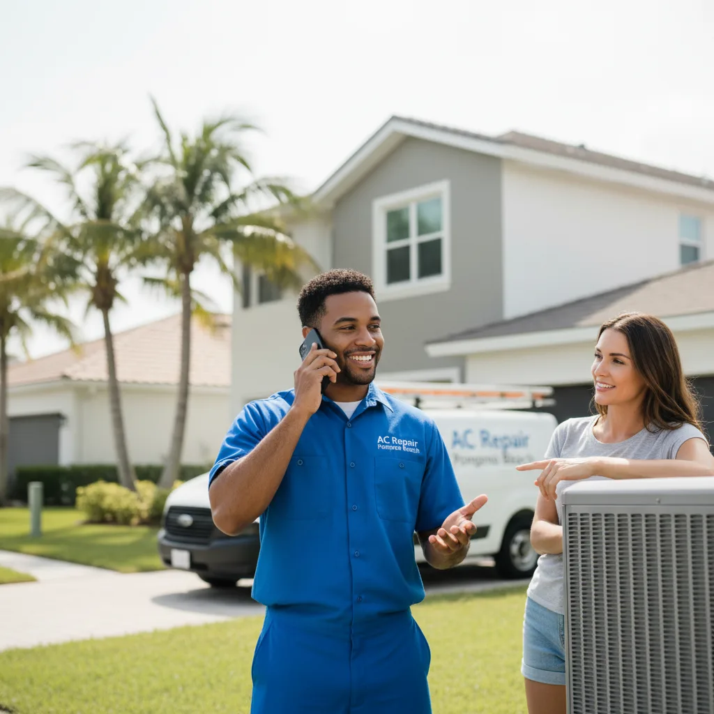 AC Repair Pompano Beach customer support in Rancho Palos Verdes